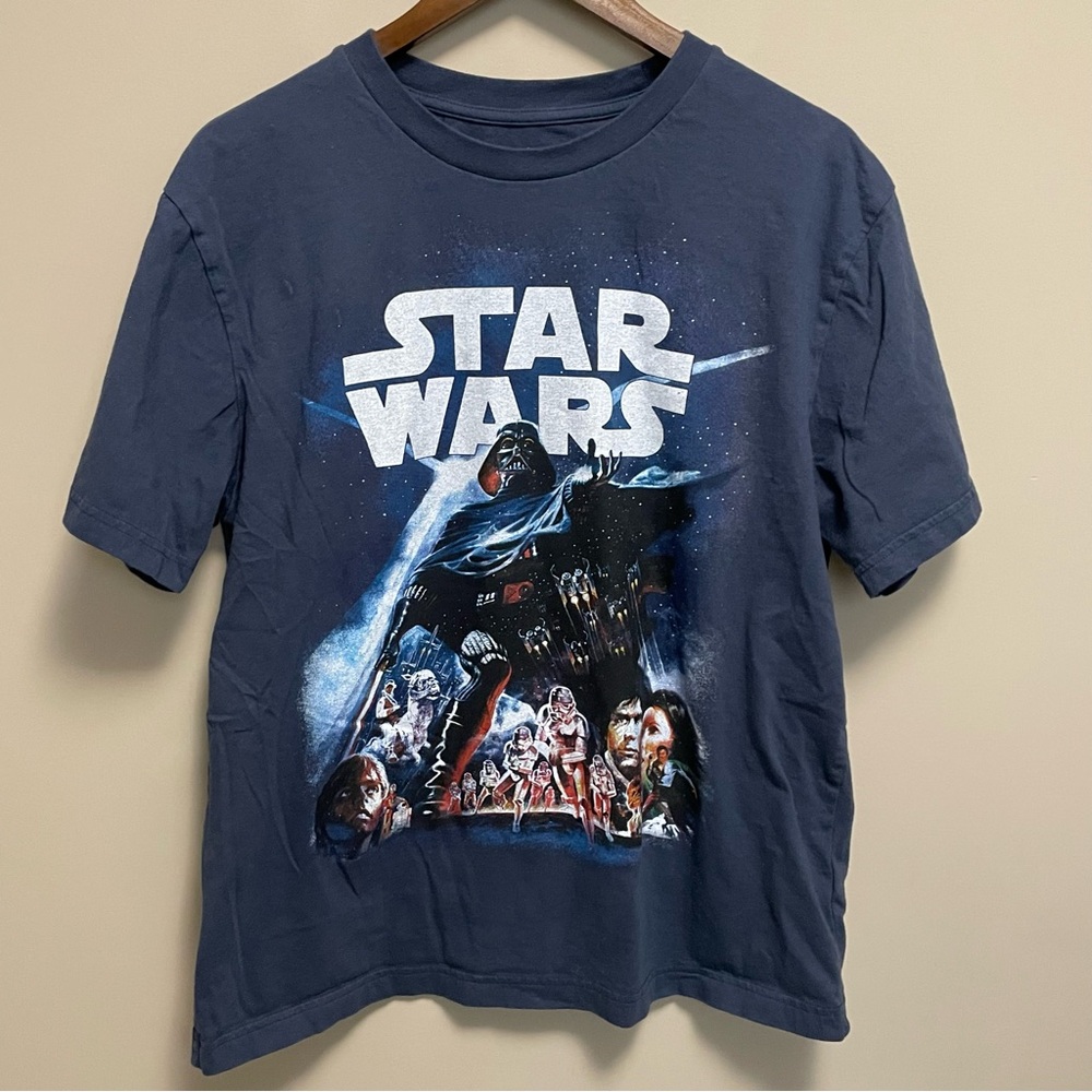 Star Wars Disney Gap Navy Blue Short Sleeve T-Shirt Men’s Large